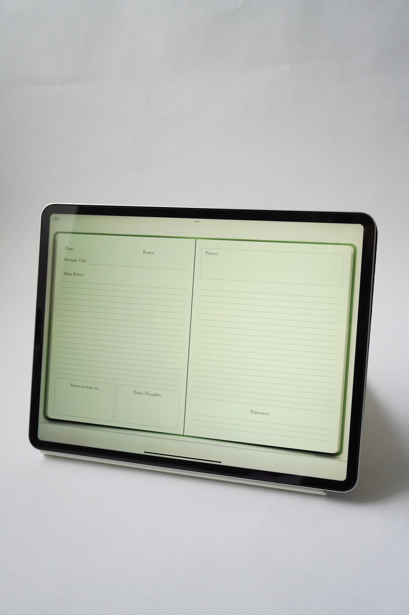 Church Notes / Green